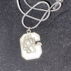 Garfield Silver Pendant Necklace
